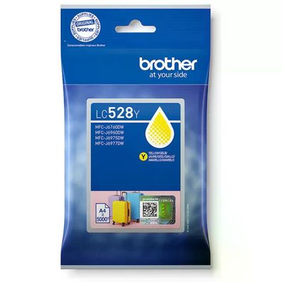 Brother LC528Y Cartuccia Originale Gialla – 5.000 Pagine