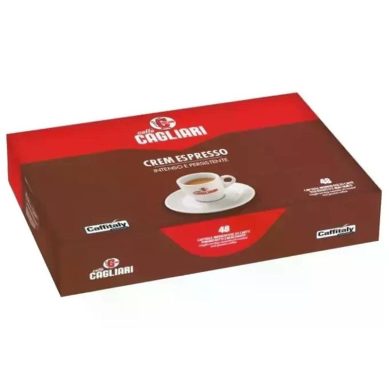 Cagliari Crem Espresso, 48 Capsule Compatibili Caffitaly