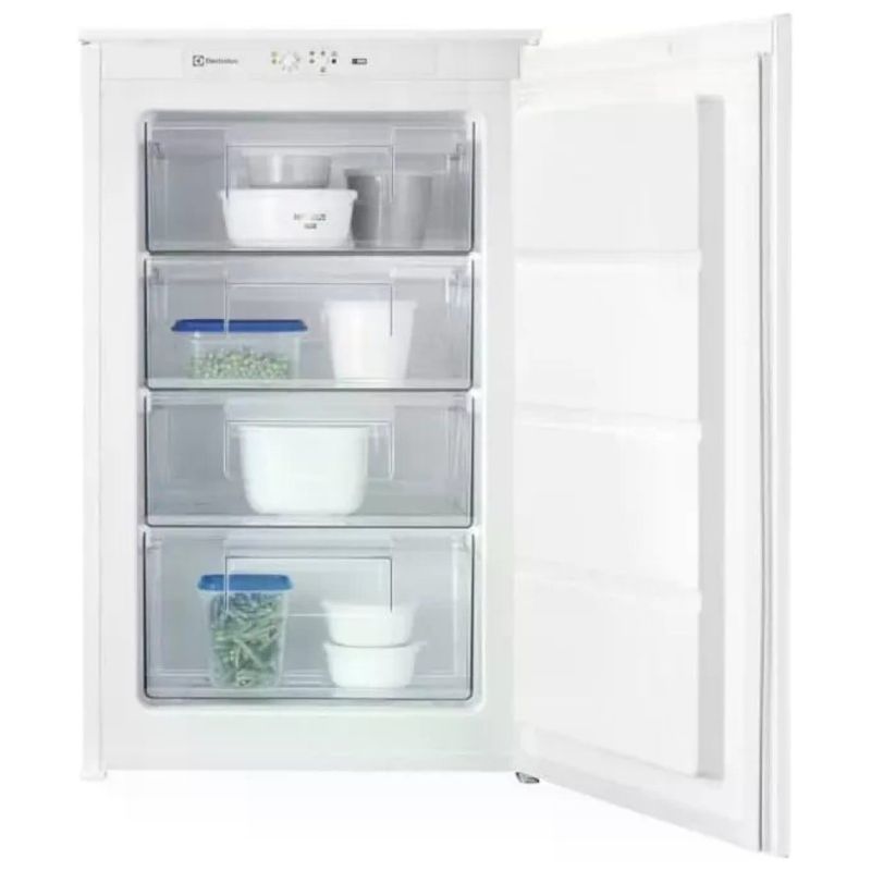Electrolux LUB3AE88S – Congelatore verticale da incasso, 98 L, classe E, bianco