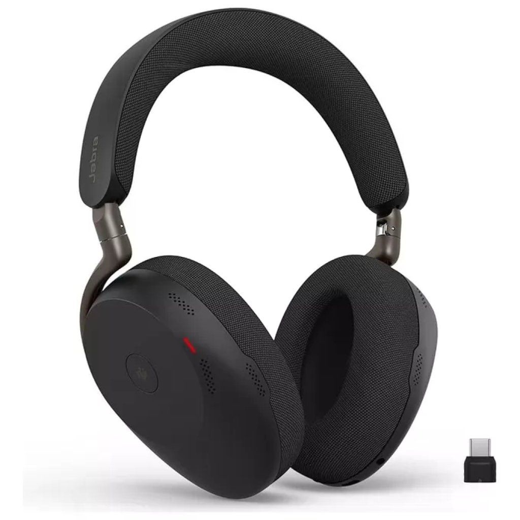 Jabra Evolve3 85 cuffie wireless over-ear nere con ANC