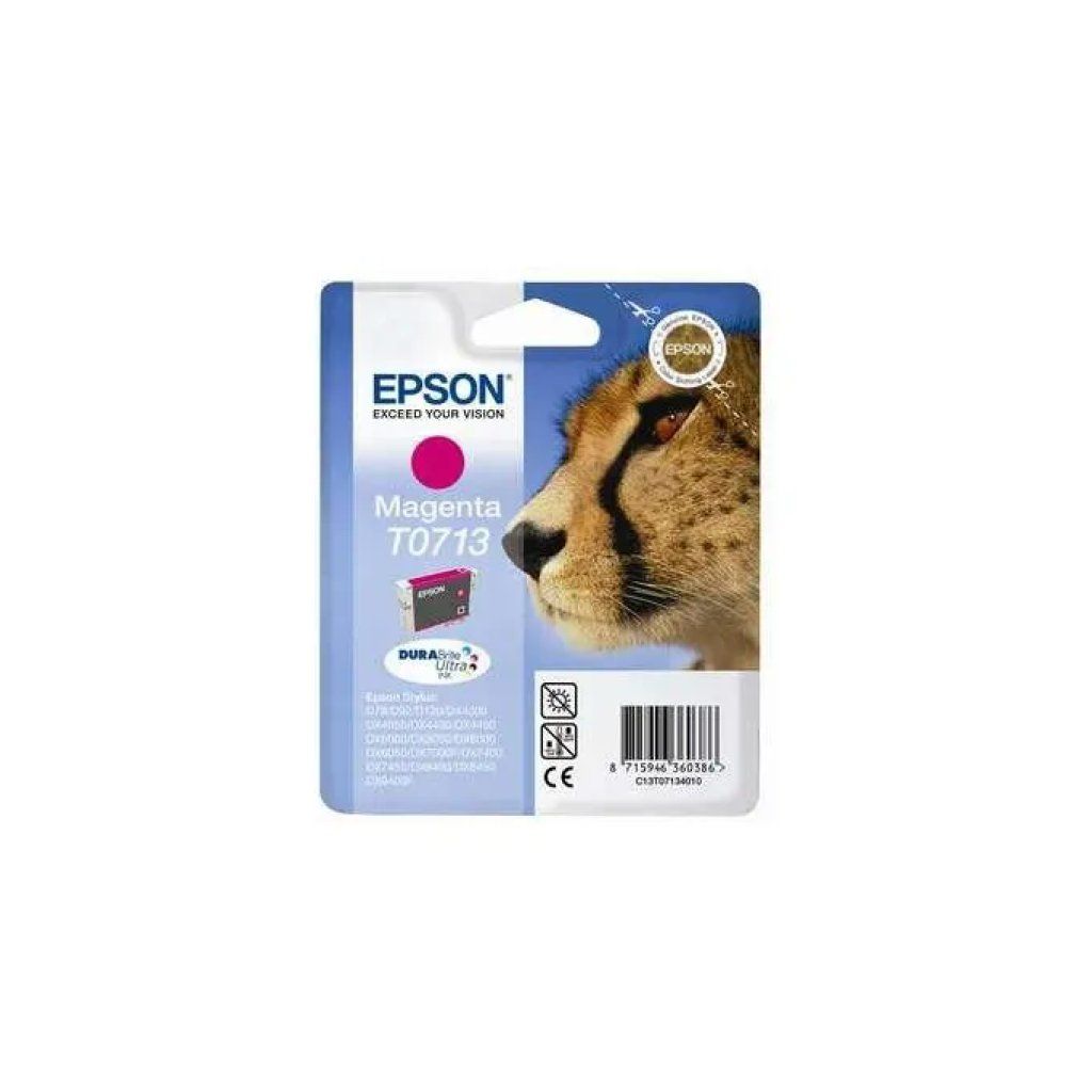 Epson Cartuccia Epson T0713 Magenta Originale DURABrite Ultra Epson Cartuccia Epson T0713 Magenta Originale DURABrite Ultra