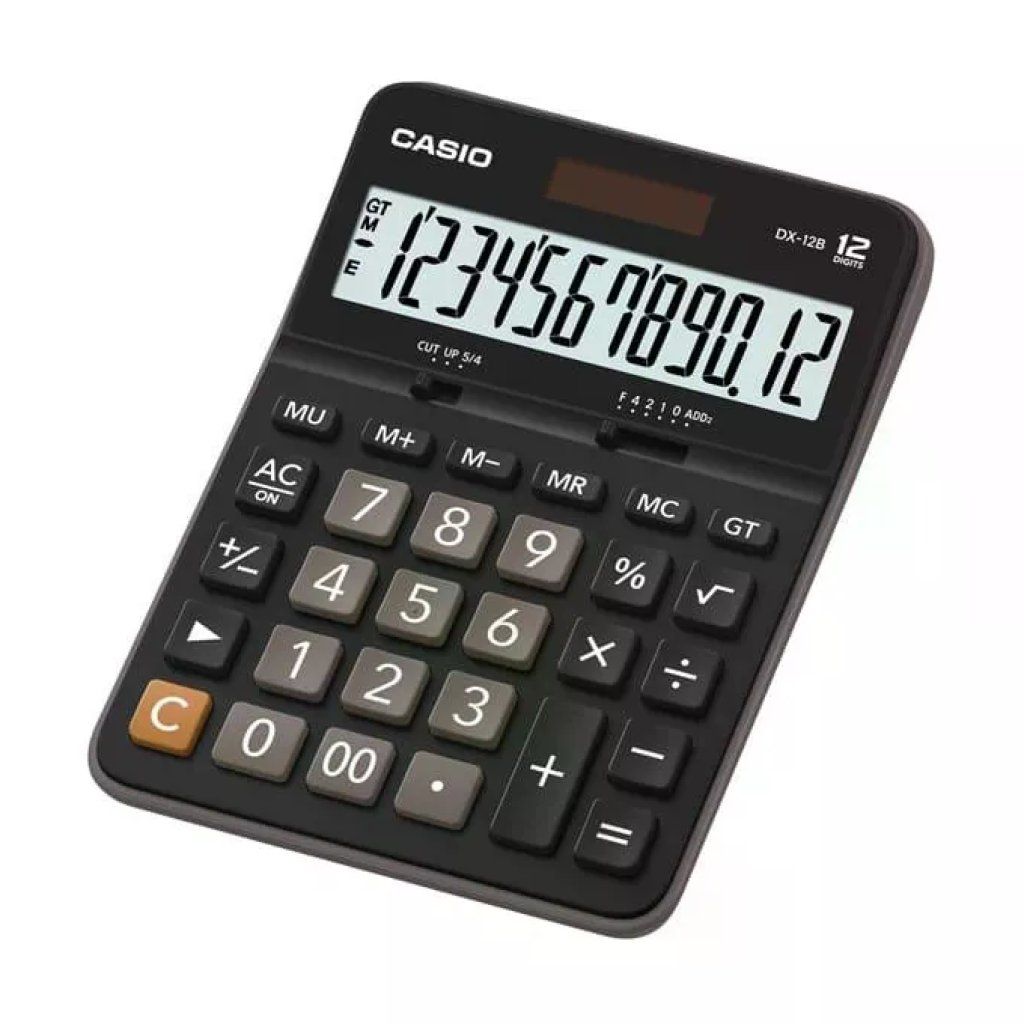 Casio DX-12B Calcolatrice da Tavolo 12 Cifre