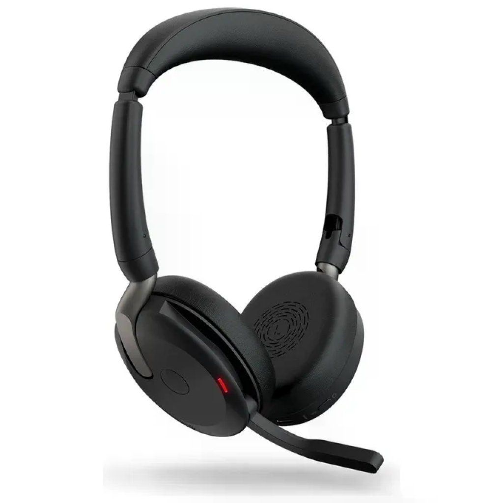 Jabra Evolve2 65 Flex – Cuffie wireless Bluetooth con Hybrid ANC, nere