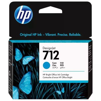 HP 3ED67A Cartuccia originale DesignJet 712 Ciano, 29 ml HP 3ED67A Cartuccia originale DesignJet 712 Ciano, 29 ml