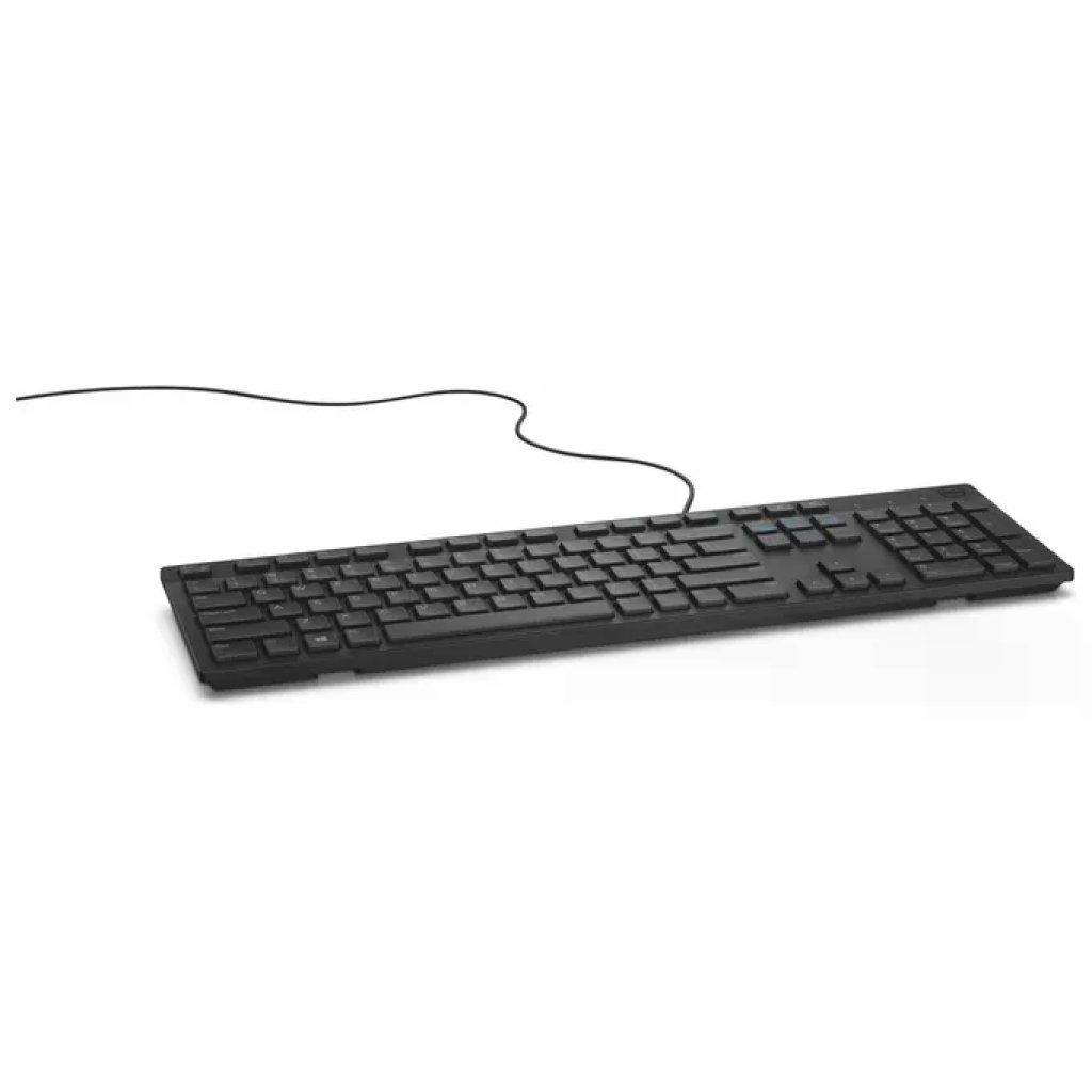 Dell KB216 Tastiera USB Multimediale QWERTY US, Nera