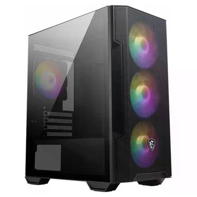 MSI MAG FORGE M100R Case Mini Tower Nero con 4 Ventole ARGB MSI MAG FORGE M100R Case Mini Tower Nero con 4 Ventole ARGB
