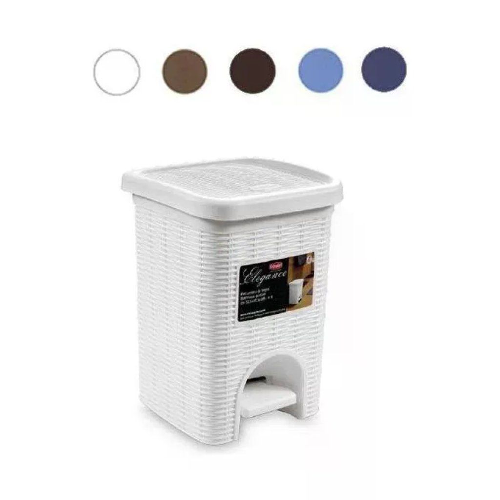 Stefanplast Elegance Pattumiera a Pedale 6 L Moka Stefanplast Elegance Pattumiera a Pedale 6 L Moka