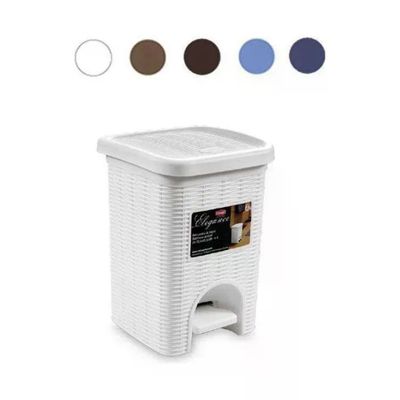 Stefanplast Elegance Pattumiera a Pedale 6 L Moka
