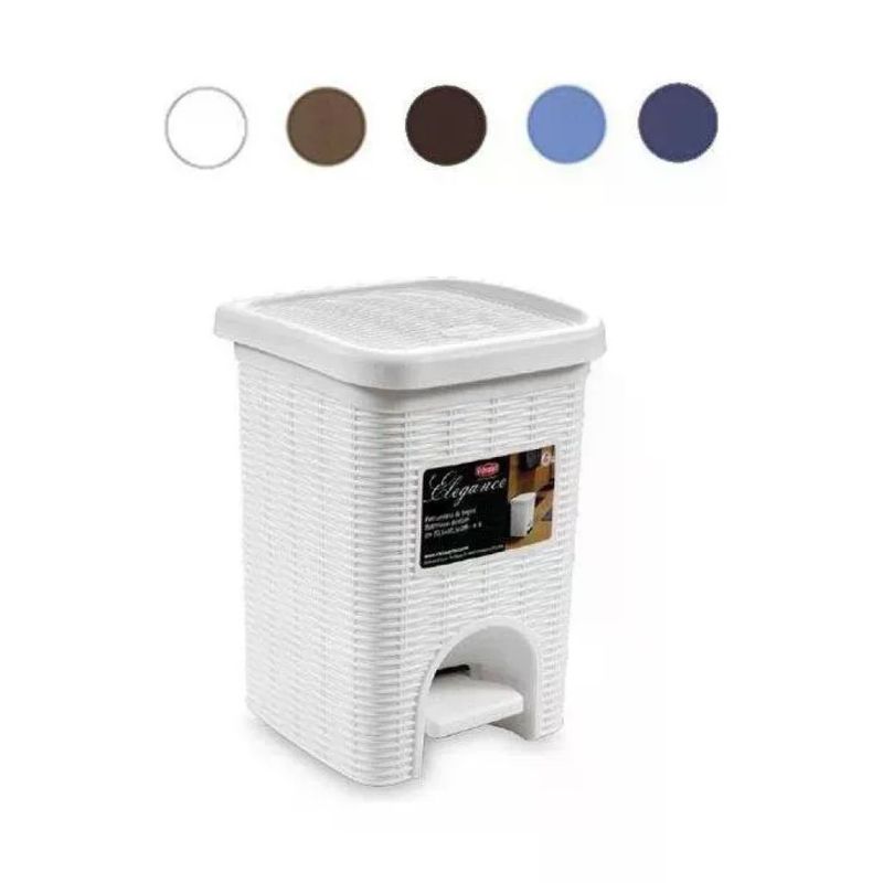 Stefanplast Elegance Pattumiera a Pedale 6 L Moka Stefanplast Elegance Pattumiera a Pedale 6 L Moka