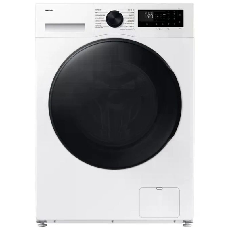 Samsung WD11DG5B15BEET Lavasciuga 11/6 kg, 1400 giri, Classe A, Wi-Fi, Bianca