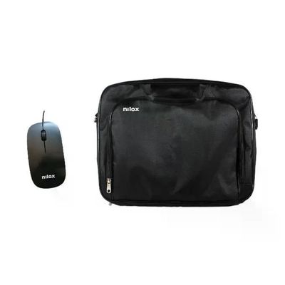 Nilox Notebag Essential NXMOS4156BK Borsa PC 15,6” con Mouse USB