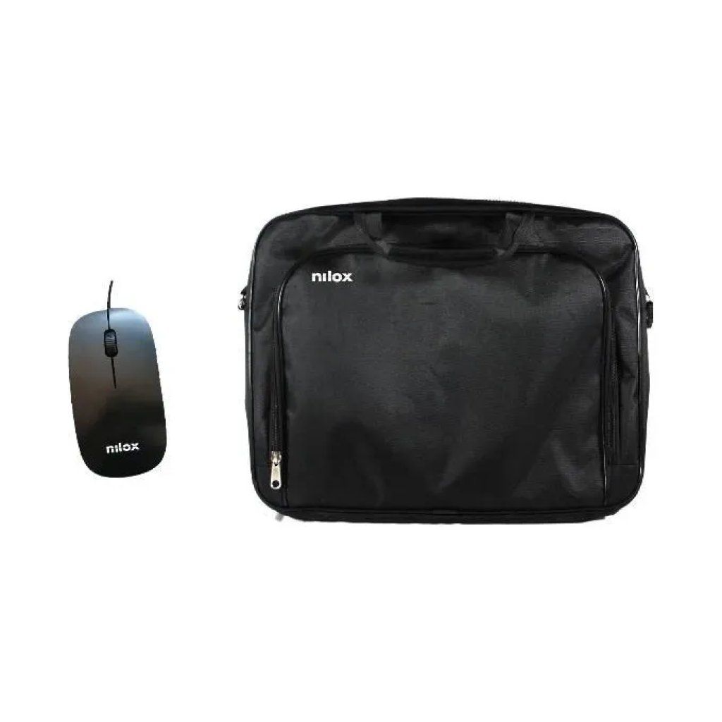 Nilox Notebag Essential per laptop fino a 15,6″ con mouse USB Nilox Notebag Essential per laptop fino a 15,6″ con mouse USB