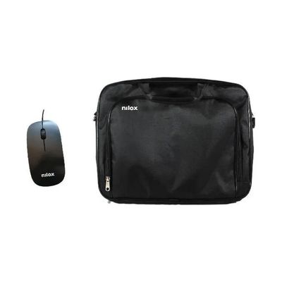 Nilox Notebag Essential per laptop fino a 15,6″ con mouse USB Nilox Notebag Essential per laptop fino a 15,6″ con mouse USB
