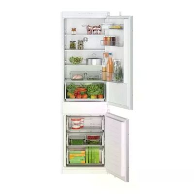 Bosch Serie 2 KIN86NSE0 Frigorifero Combinato da Incasso, 260 L, Classe E, Bianco