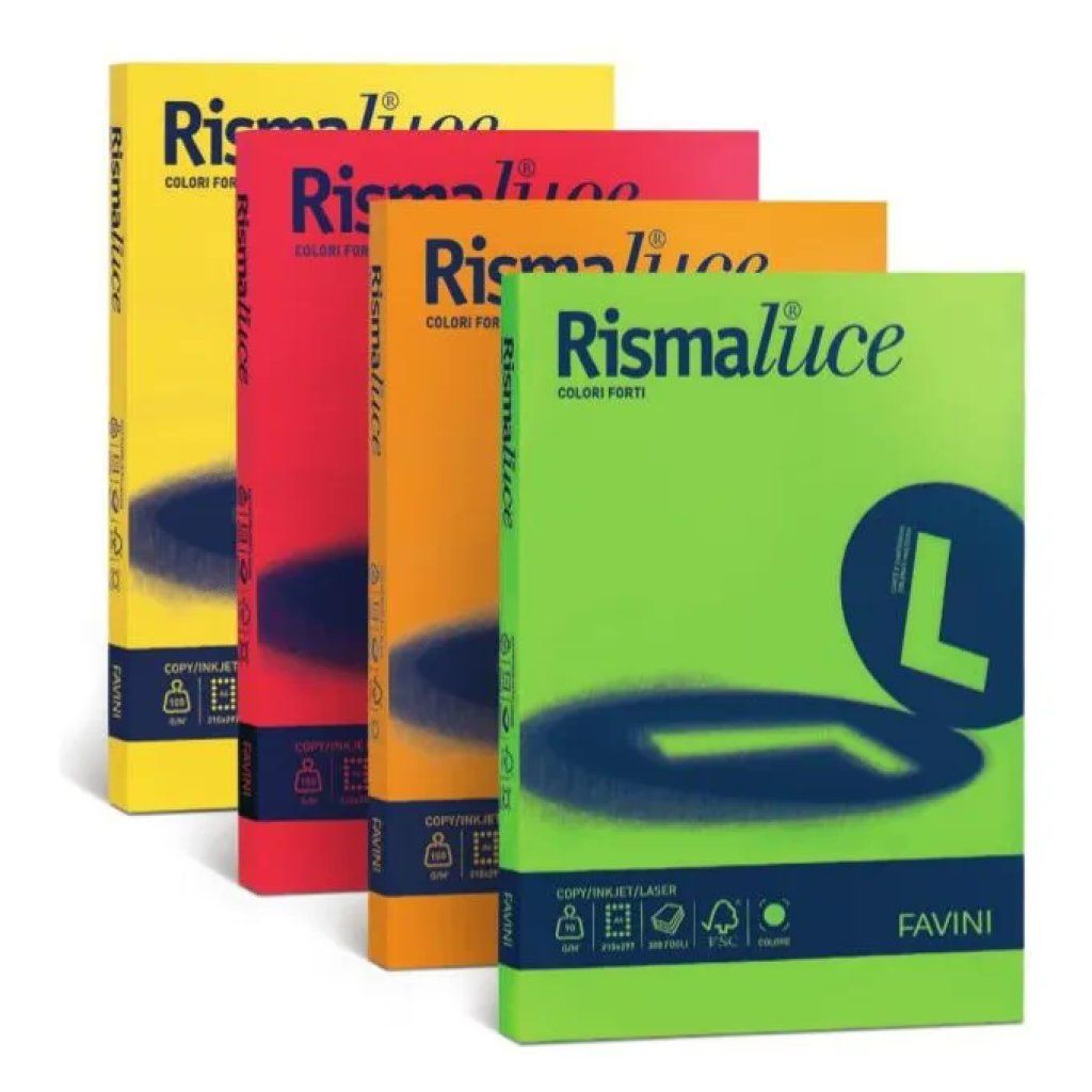 CARTOTECNICA FAVINI Favini Rismaluce Carta Verde A4, 90 g/m², 60 Fogli