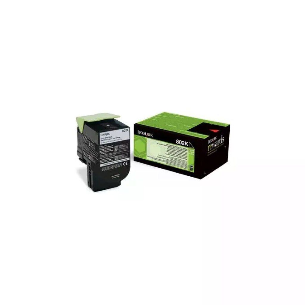 LEXMARK Toner nero originale Lexmark 80C20K0 – resa 1.000 pagine LEXMARK Toner nero originale Lexmark 80C20K0 – resa 1.000 pagine