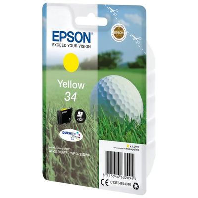 Epson Cartuccia originale Epson 34 Giallo, 4,2 ml