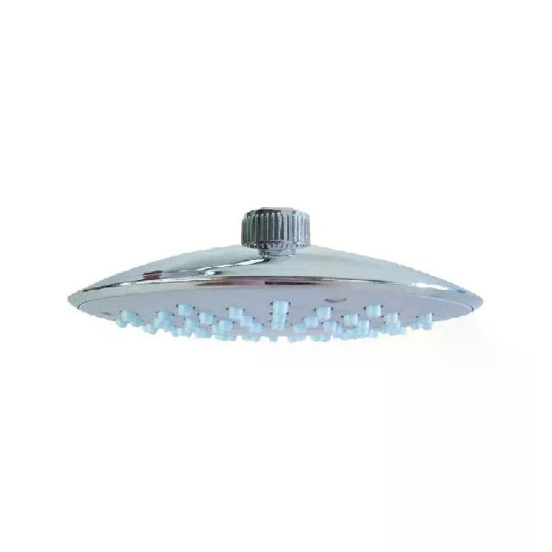 AGLAIA 01286 Soffione per Doccia Monofunzione in Materiale Sintetico con Finitura Cromata Attacco F 1