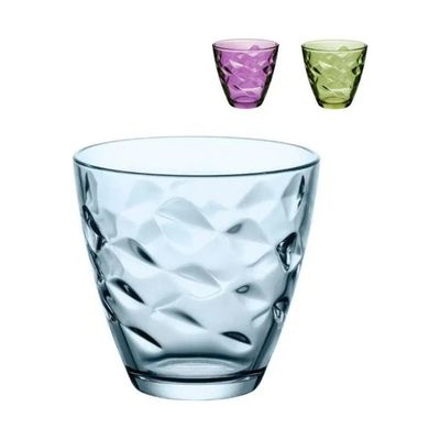 Bormioli Rocco Flora – Set 6 Bicchieri da Acqua Verdi, 26 cl