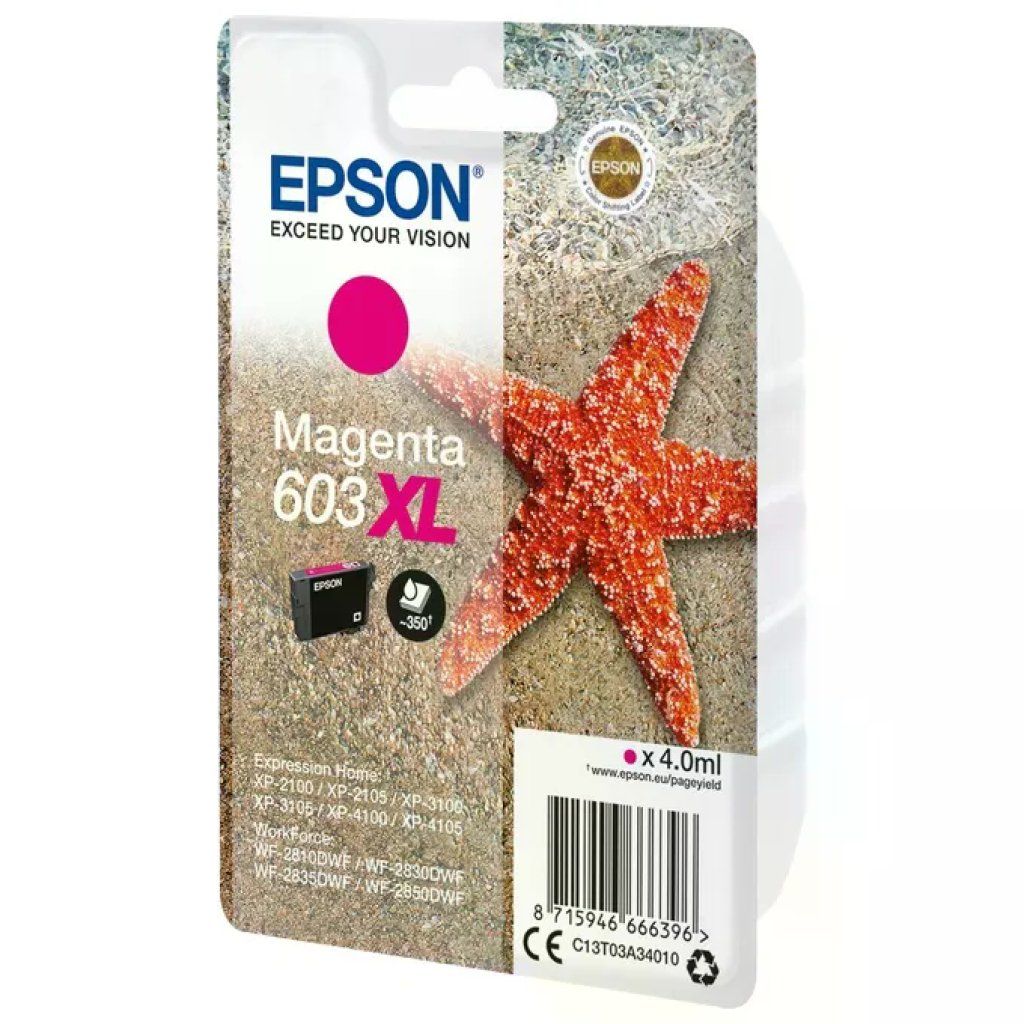 Epson 603XL Stella Marina – Cartuccia originale magenta Epson 603XL Stella Marina – Cartuccia originale magenta