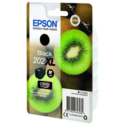 Epson Cartuccia Epson 202XL Nero Claria Premium, 550 pagine Epson Cartuccia Epson 202XL Nero Claria Premium, 550 pagine