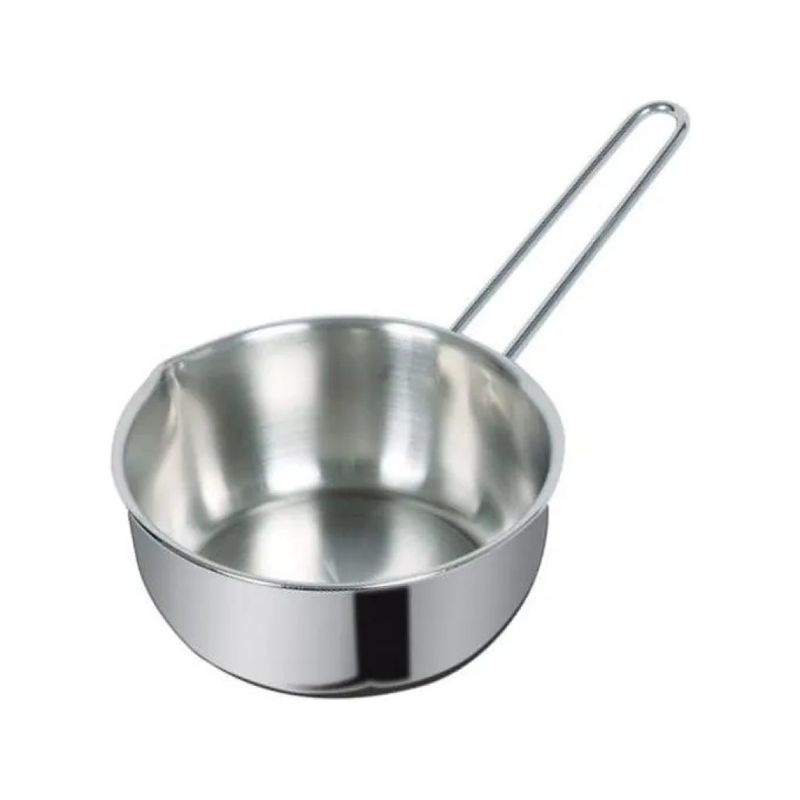Metalsomma Casseruola in Acciaio Inox 18/10 con Manico, 12 cm
