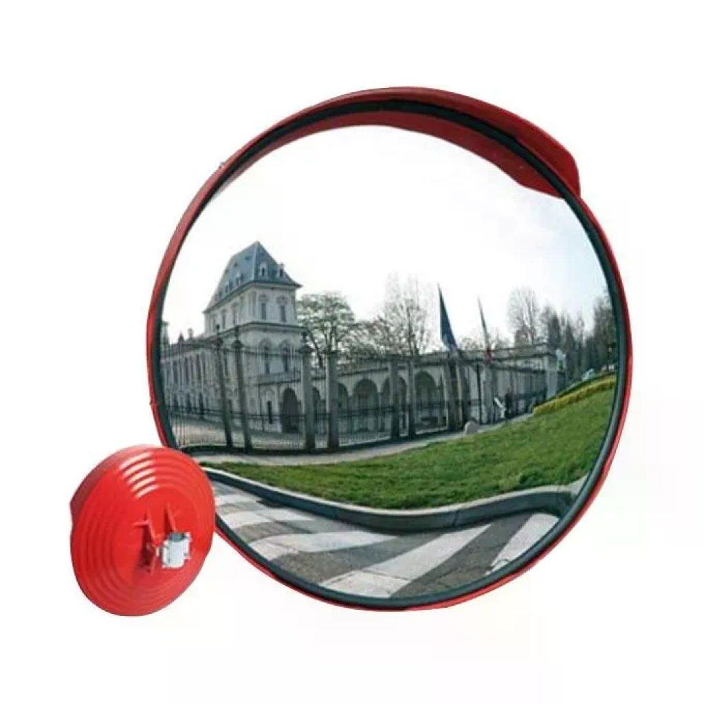YEPPON Specchio Stradale Parabolico 60 cm con Attacco per Palo YEPPON Specchio Stradale Parabolico 60 cm con Attacco per Palo