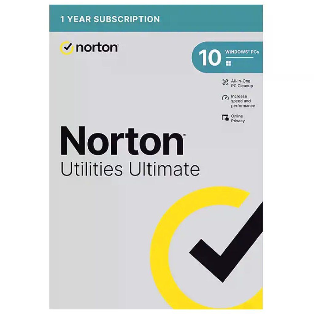Norton Utilities Ultimate – Abbonamento 1 anno per 10 PC Windows