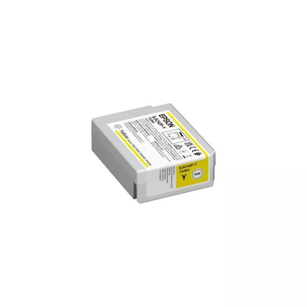 Epson Cartuccia d’inchiostro originale Epson SJIC42P-Y giallo, 50 ml Epson Cartuccia d’inchiostro originale Epson SJIC42P-Y giallo, 50 ml