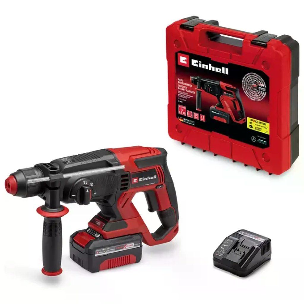 Einhell TE-HD 18/20 Li – Martello tassellatore a batteria 18 V, 4,0 Ah Einhell TE-HD 18/20 Li – Martello tassellatore a batteria 18 V, 4,0 Ah