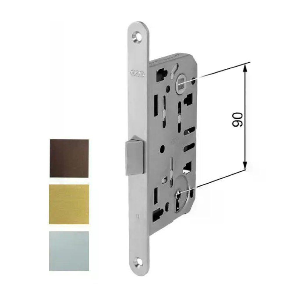 AGB OP 1101 Mediana E50 Serratura da Infilare per Porte Interne in Legno Scrocco Reversibile AGB OP 1101 Mediana E50 Serratura da Infilare per Porte Interne in Legno Scrocco Reversibile