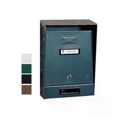 Silmec 10-201 Serie S Cassetta Postale per Esterni Acciaio Elettrozincato Tetto Parapioggia Apribile 22x7 Silmec 10-201 Serie S Cassetta Postale per Esterni Acciaio Elettrozincato Tetto Parapioggia Apribile 22x7