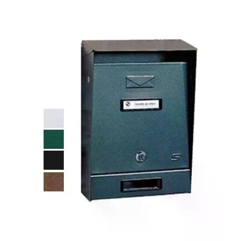 Silmec 10-201 Serie S Cassetta Postale da Esterno Nera