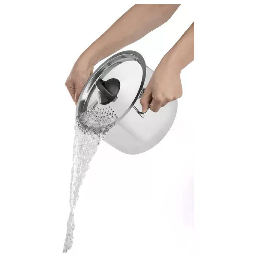 Barazzoni Scolaveloce Spaghettiera in Acciaio Inox 22 cm, 5,5 L Barazzoni Scolaveloce Spaghettiera in Acciaio Inox 22 cm, 5,5 L
