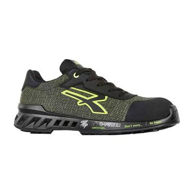 U-Power Robin Scarpe Antinfortunistiche S1P SRC ESD Verde/Nero – Taglia 39
