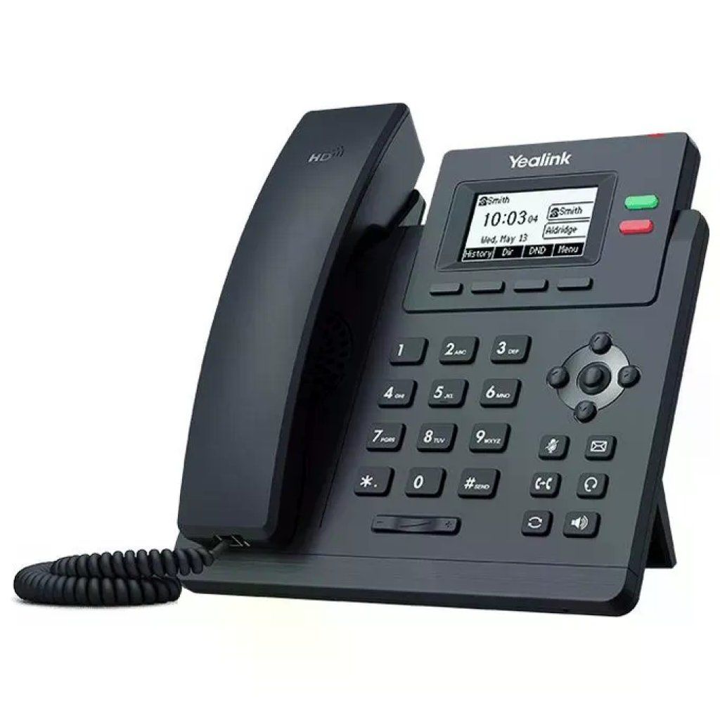 Yealink SIP-T31P Telefono IP PoE a 2 Linee con Display LCD da 2,3"