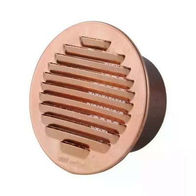 Stamplast Bocchetta di Aerazione Tonda Rame 100 mm con Griglia Anti-Insetti Stamplast Bocchetta di Aerazione Tonda Rame 100 mm con Griglia Anti-Insetti
