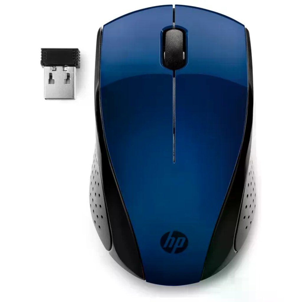 HP 220 Mouse Wireless Blu con Profilo Sagomato