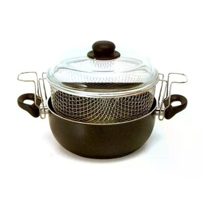 Ballarini Firenze Friggitrice 24 cm con Cestello e Coperchio Ballarini Firenze Friggitrice 24 cm con Cestello e Coperchio