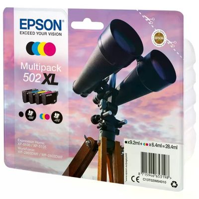 Epson 502XL Multipack originale di cartucce d’inchiostro, 4 colori Epson 502XL Multipack originale di cartucce d’inchiostro, 4 colori