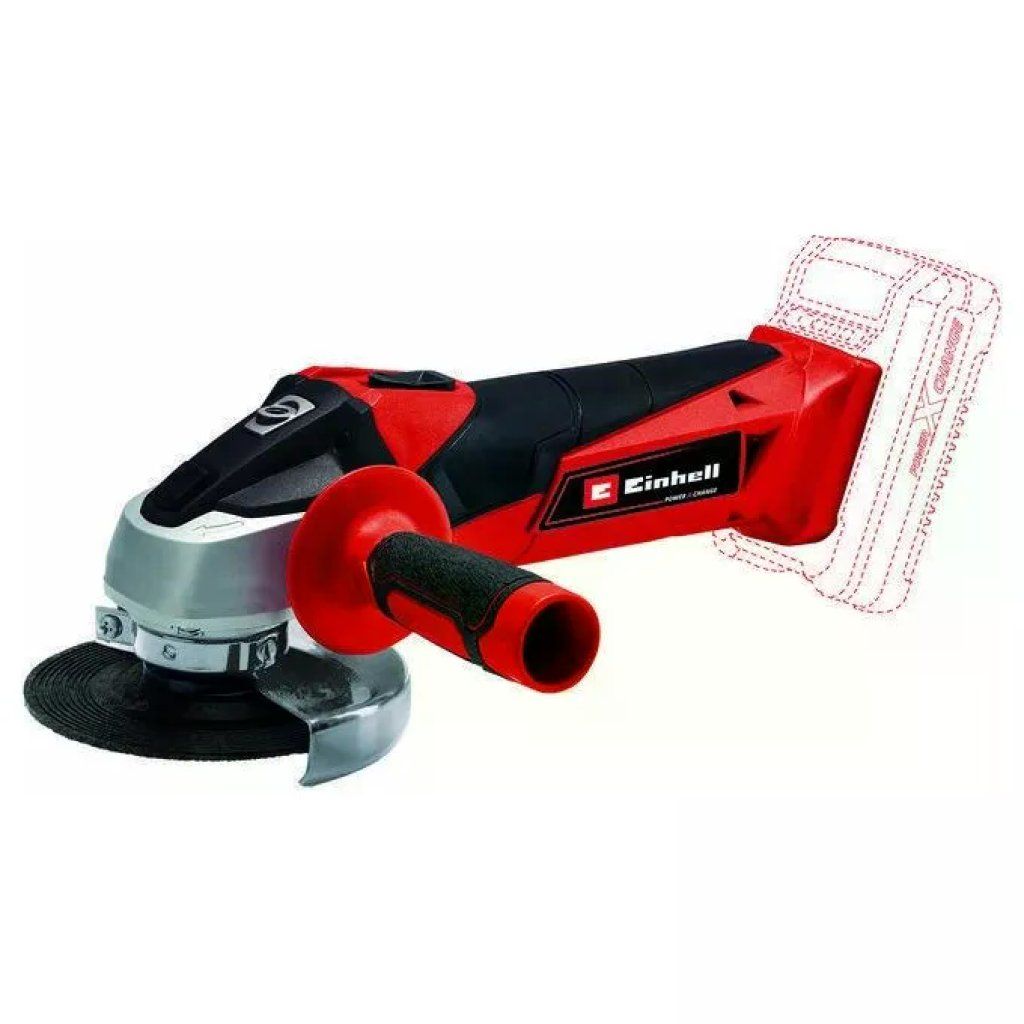 Einhell TC-AG 18/115 Li-Solo – Smerigliatrice angolare a batteria 18V, disco 115 mm