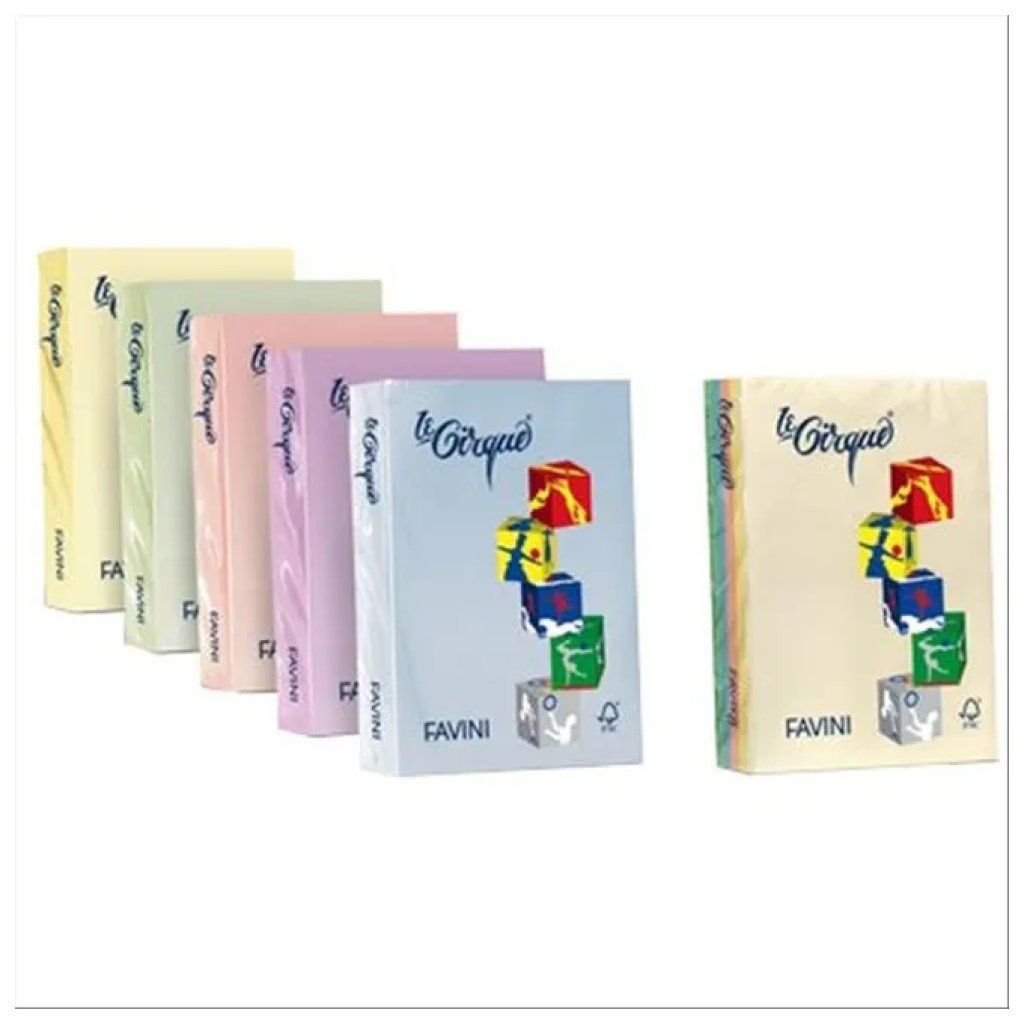 CARTOTECNICA FAVINI Favini Le Cirque – Risma di carta avorio A4, 80 g/m²