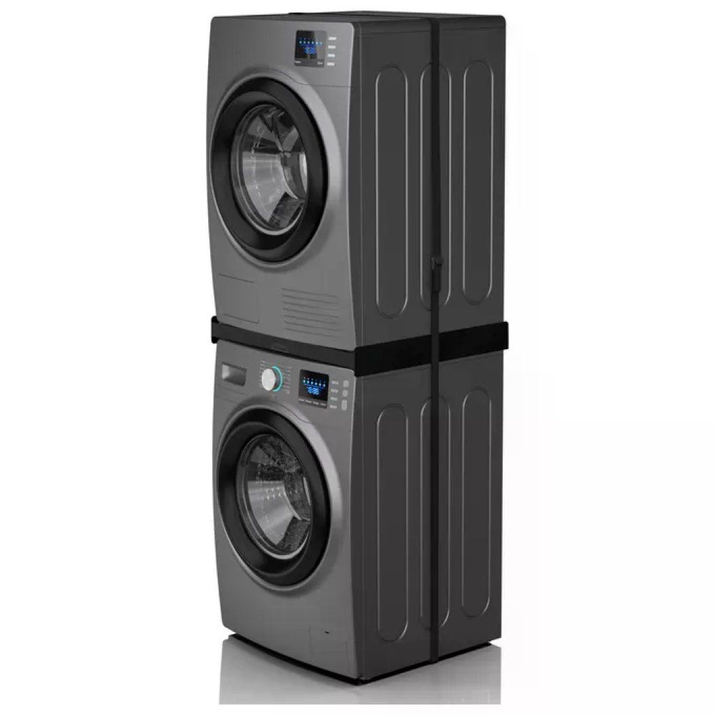 Meliconi 656138 Torre Noir Kit Sovrapposizione Lavatrice Asciugatrice Universale Portata 250 Kg