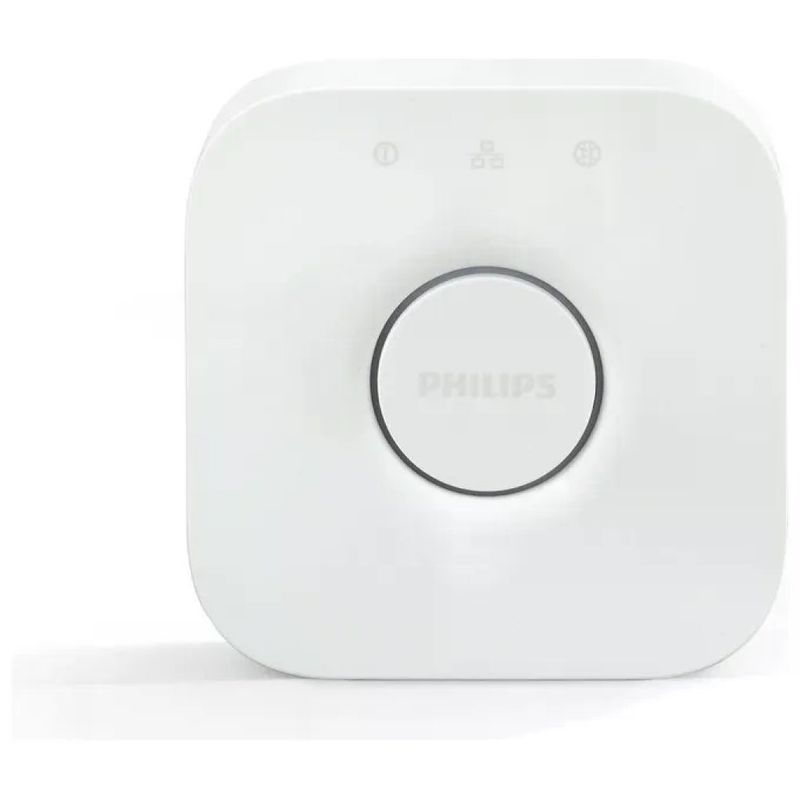 Philips 8719514342620 Hue Bridge Centro di Controllo Smart Home per Fino a 50 Luci e 12 Accessori colore