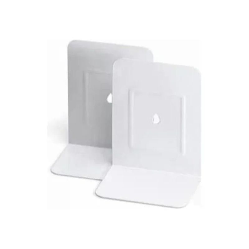 Lebez 088-B – Coppia di fermalibri in metallo bianco