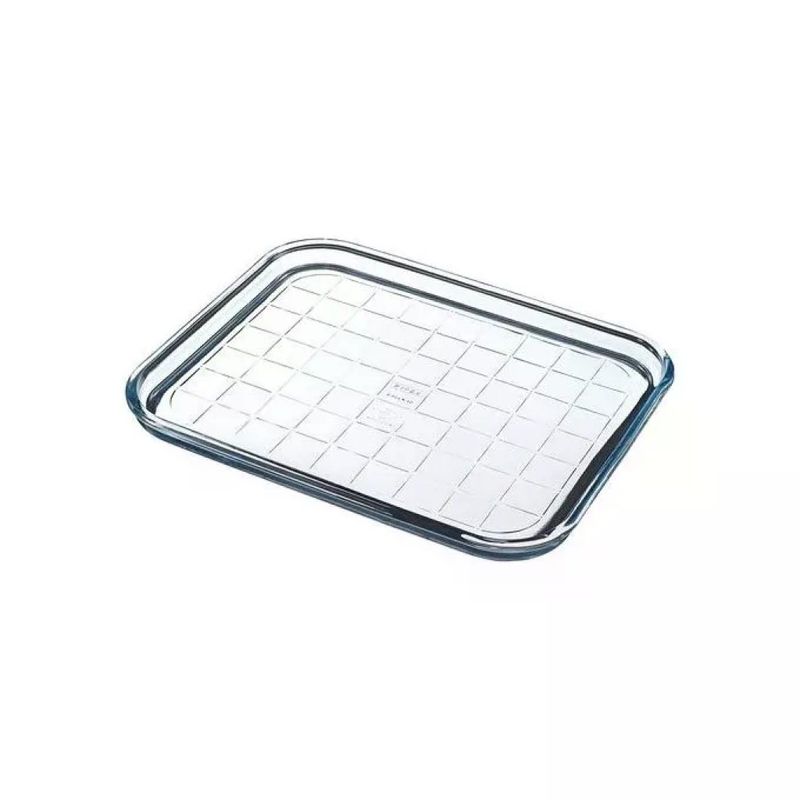 Pyrex Bake and Enjoy teglia da forno in vetro borosilicato 32 x 26 cm