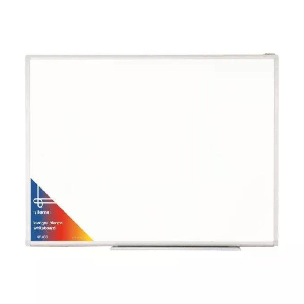 ITERNET Lavagna Magnetica Bianca 60 x 90 cm con Portapenne ITERNET Lavagna Magnetica Bianca 60 x 90 cm con Portapenne
