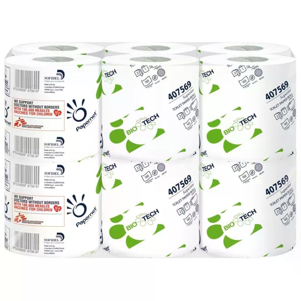 Papernet 407569 Carta Igienica 2 Veli, 12 Rotoli Papernet 407569 Carta Igienica 2 Veli, 12 Rotoli