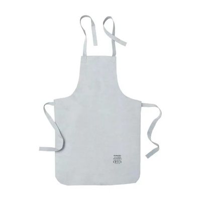NERI Grembiule da Saldatore in Pelle Crosta Grigia 60 × 90 cm