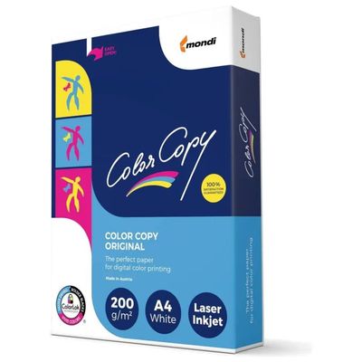 Mondi Color Copy Carta A4 Bianca 200 g/m², 250 Fogli Mondi Color Copy Carta A4 Bianca 200 g/m², 250 Fogli